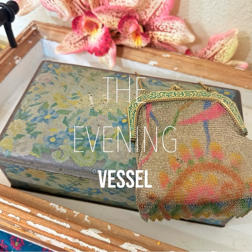 The Evening Vessel Painted Mesh Bag